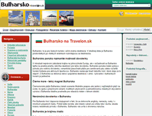 Tablet Screenshot of bulharsko.travelon.sk